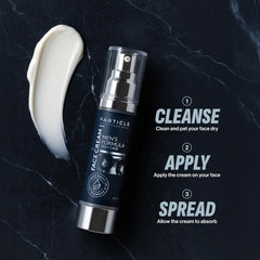 Particle 6-in-1 Face Cream in gym bag demonstrates on-the-go skincare convenience.