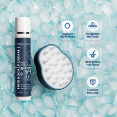 Particle Hair Revival Kit showing a complete care system for daily scalp and hair maintenance.