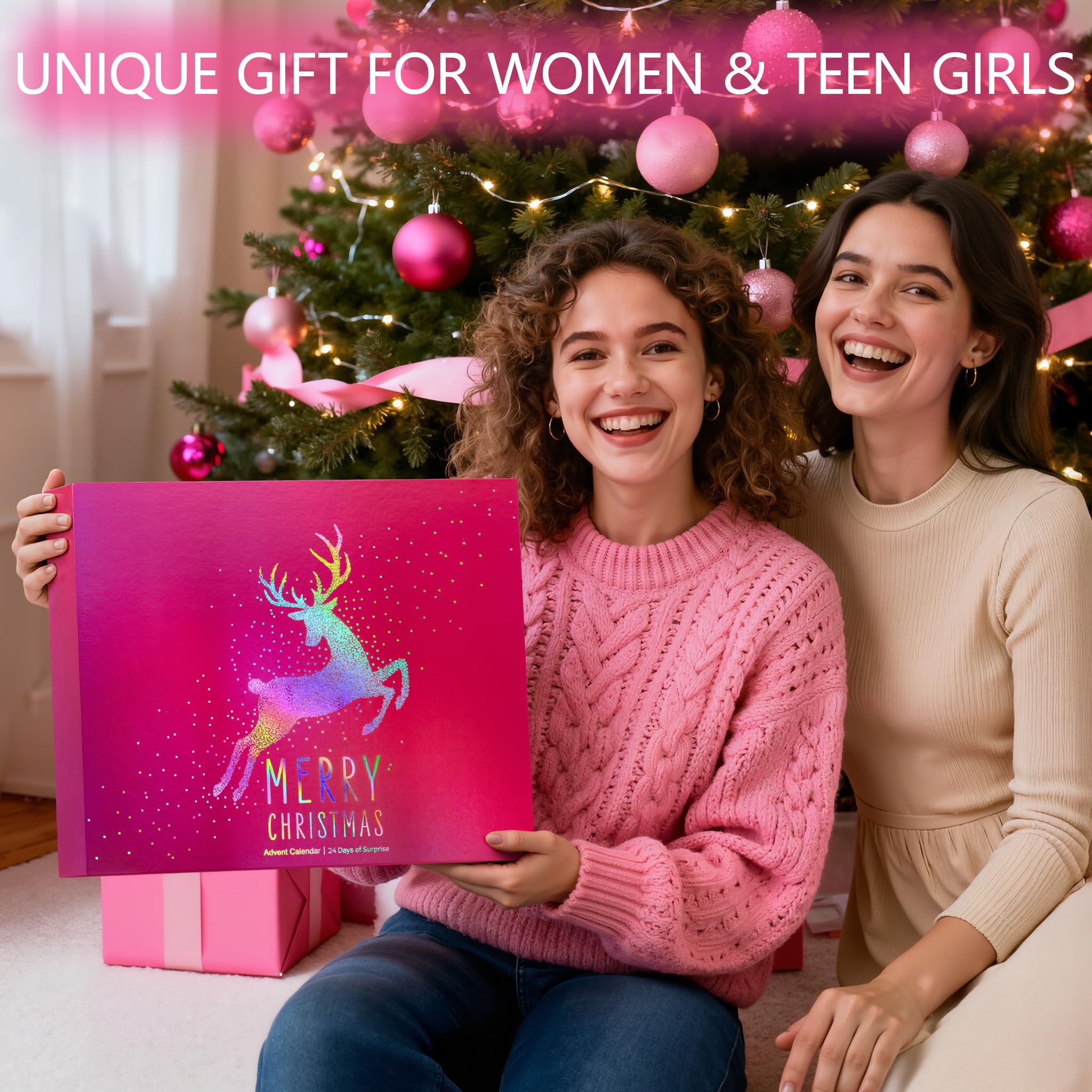 Partylamb makeup advent calendar blush and brushes provide soft application