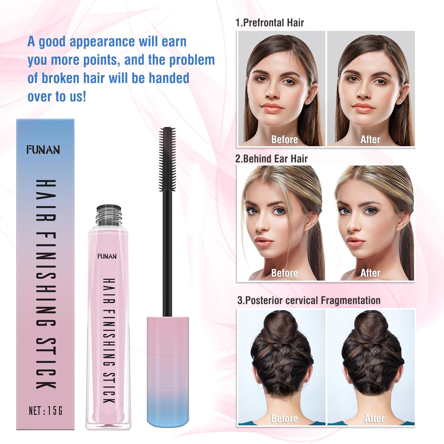 Pasarose static eliminator reduces flyaways for smooth styling