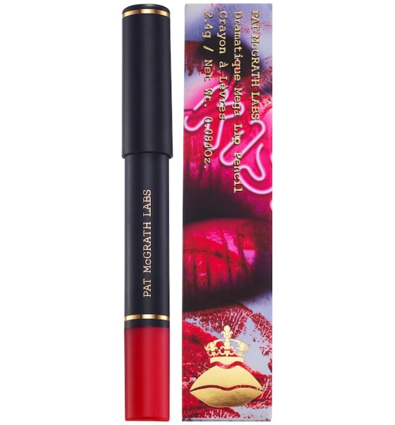 Pat McGrath Labs Dramatique Mega Lip Pencil Elson close-up shows precise tip for defined lip outlines.