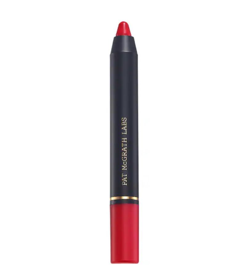 Pat McGrath Labs Dramatique Mega Lip Pencil Elson swatch highlights versatile shade compatibility.