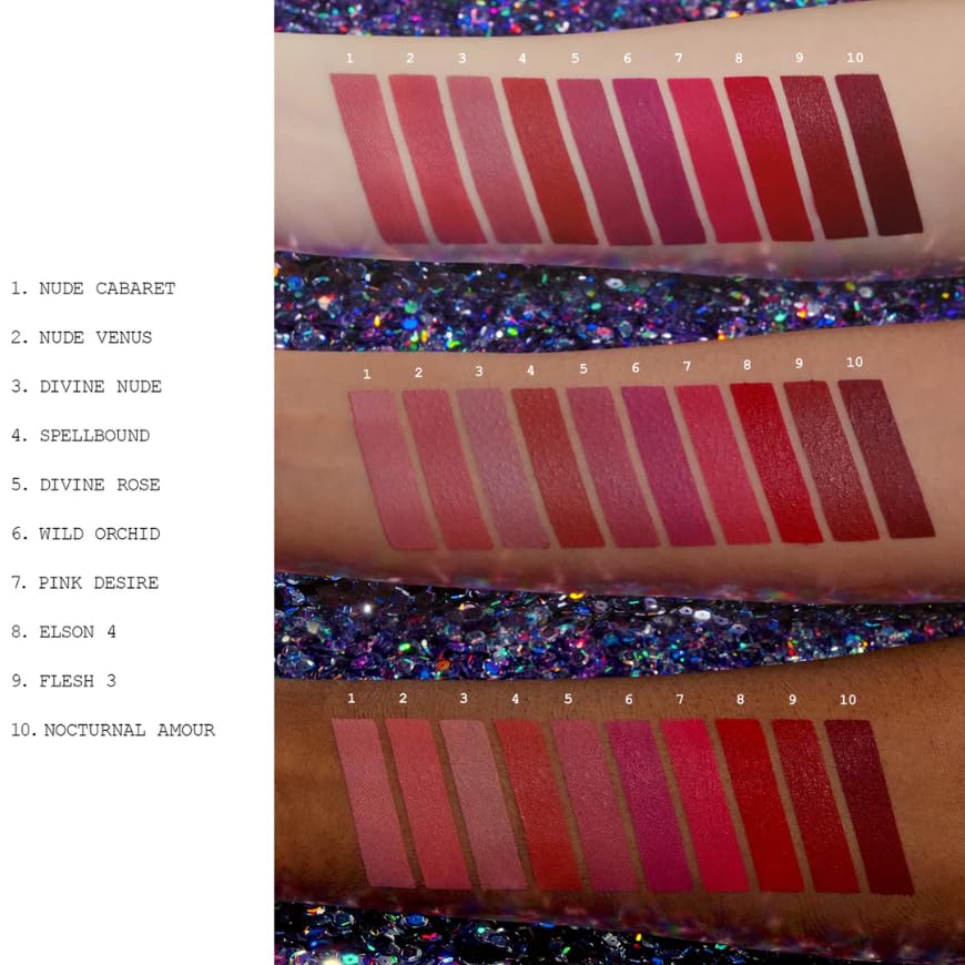 Pat McGrath Labs LiquiLUST Divine Nude packshot shows versatile nude shade for everyday looks.