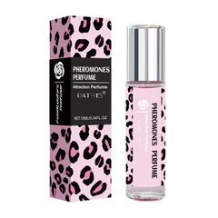 PAT-YES pheromones perfume bottle close-up showing long-lasting fragrance