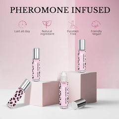 PAT-YES rollerball application on wrist for precise scent delivery