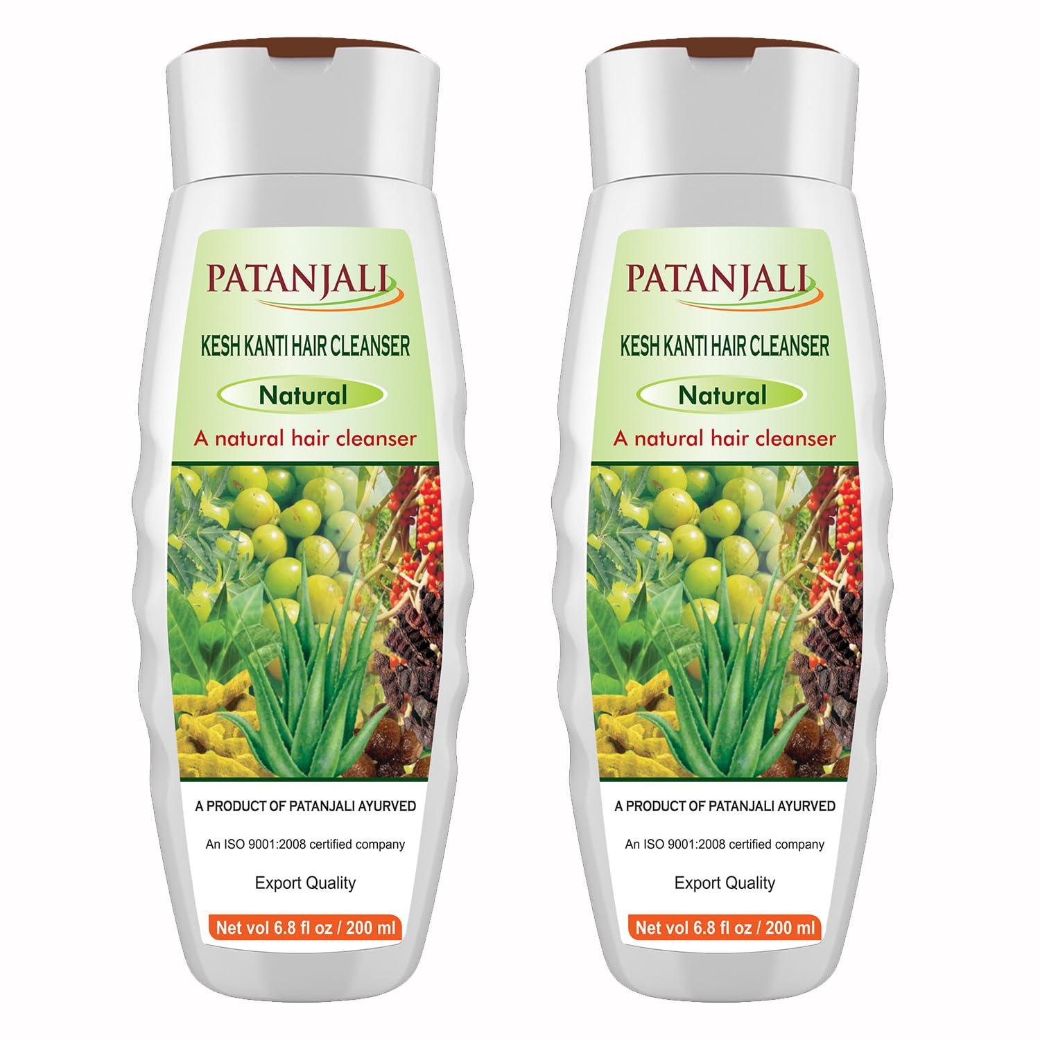 Patanjali Kesh Kanti bottle front view with dual-pack convenience for home use