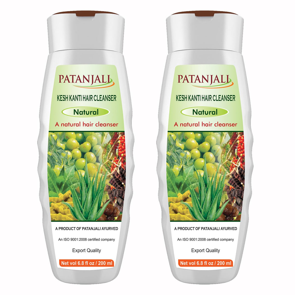 Patanjali Kesh Kanti bottle front view with dual-pack convenience for home use