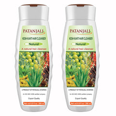 Patanjali Kesh Kanti bottle front view with dual-pack convenience for home use