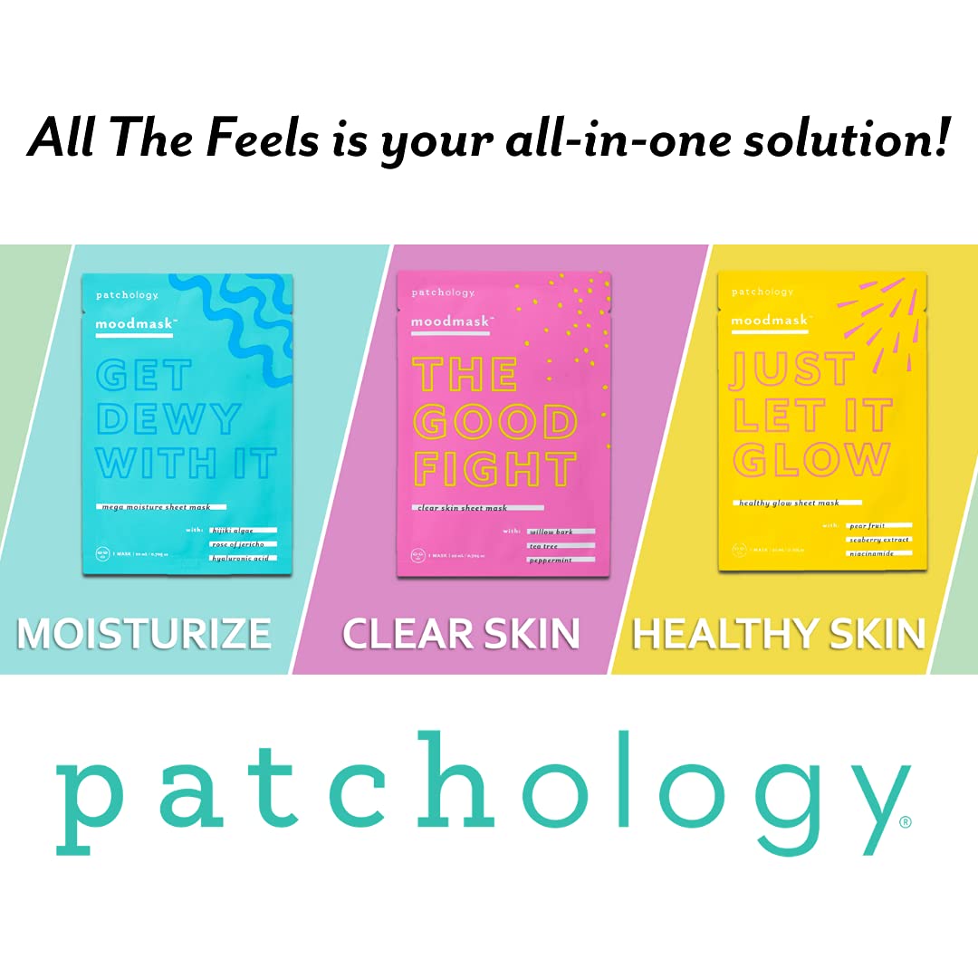 Patchology All the Feels The Good Fight mask targets redness with tea tree