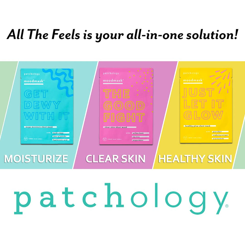 Patchology All the Feels The Good Fight mask targets redness with tea tree