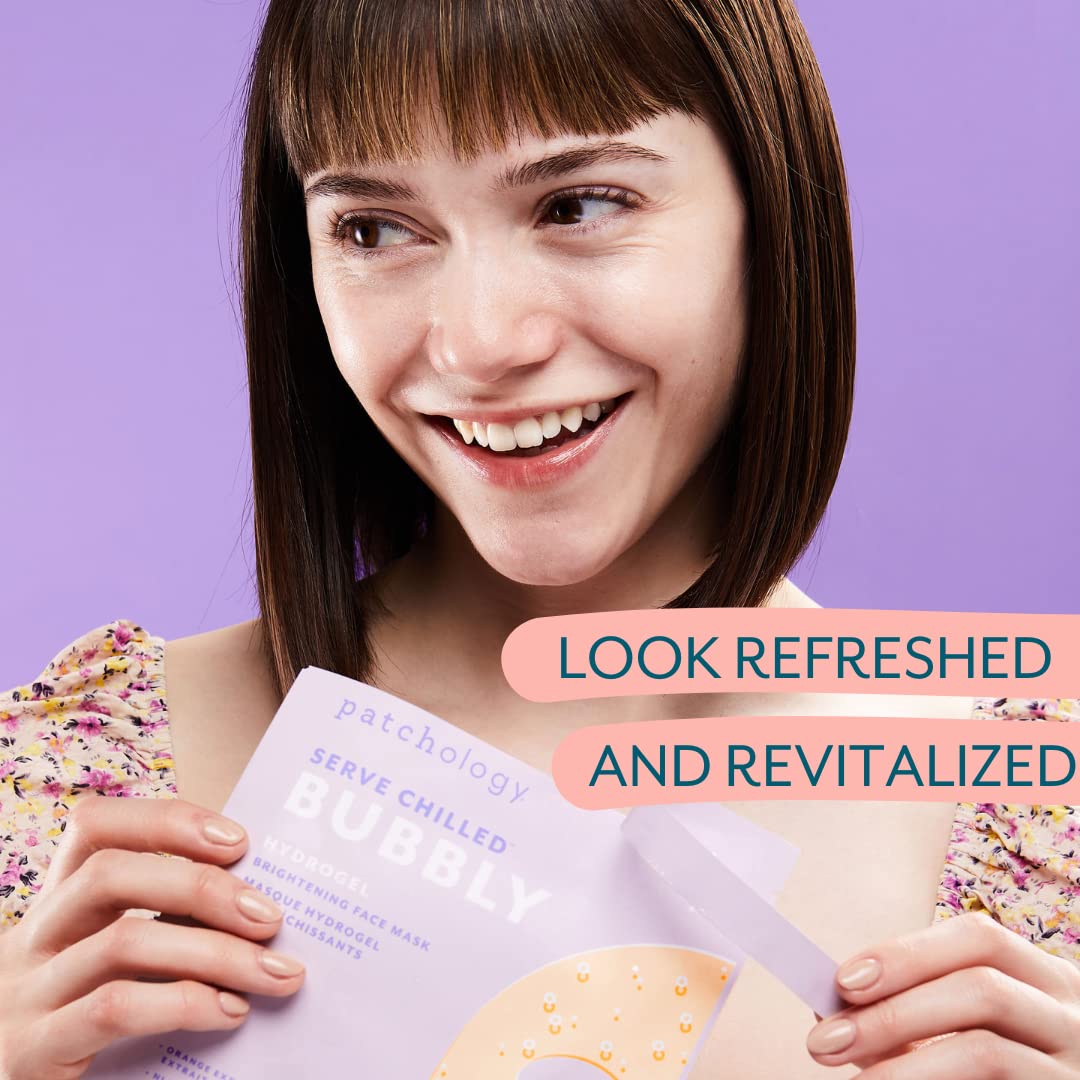 Patchology Hydrogel mask texture closeup demonstrates soothing, comfortable wear