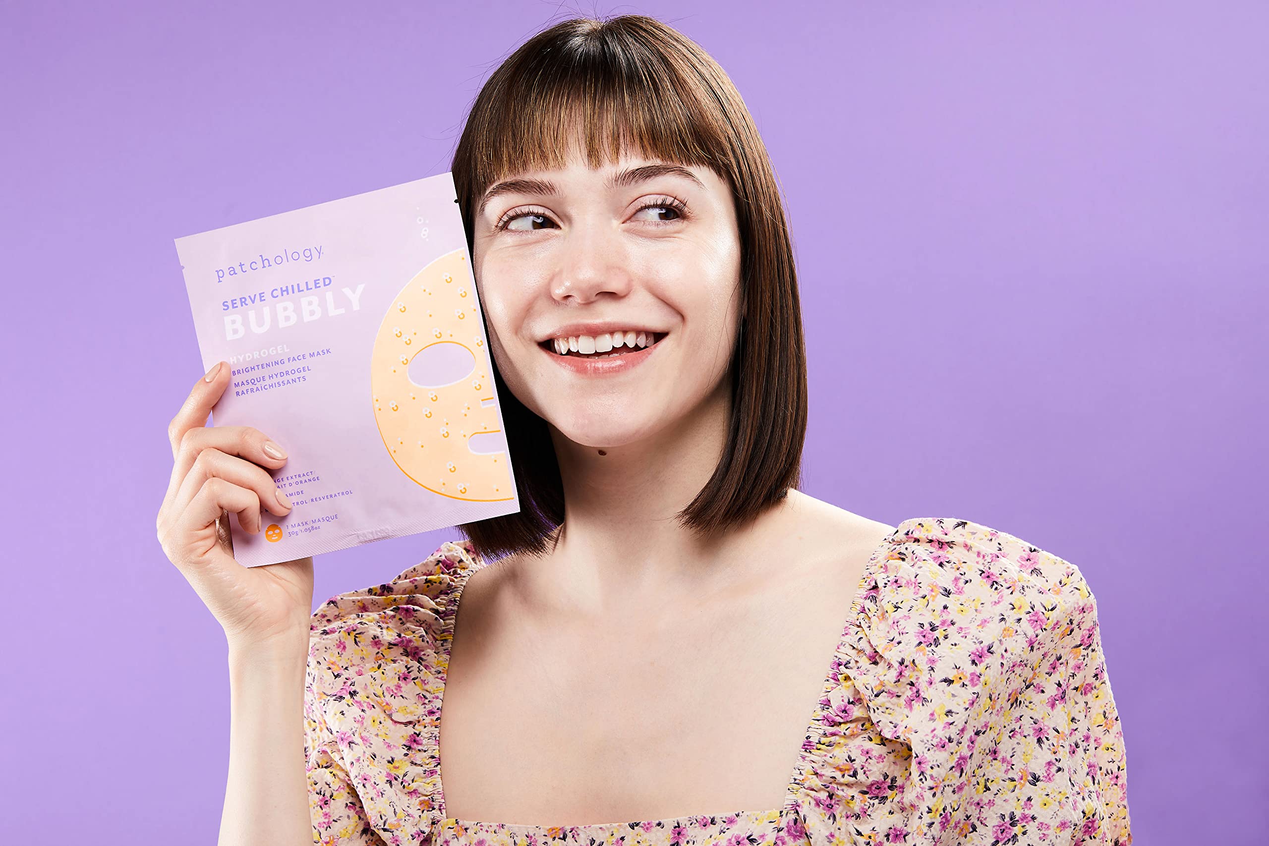 Patchology Mask-on-face image hints at 10-minute relaxation routine