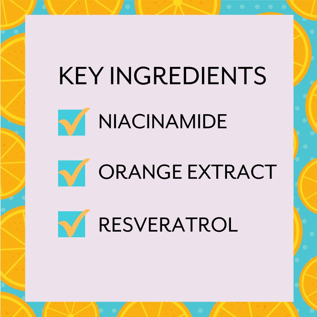 Patchology Niacinamide and Orange Extract brighten skin with vitamin C support