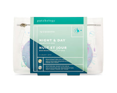 Patchology Night and Day packaging highlights 60 patches for on the go routines.