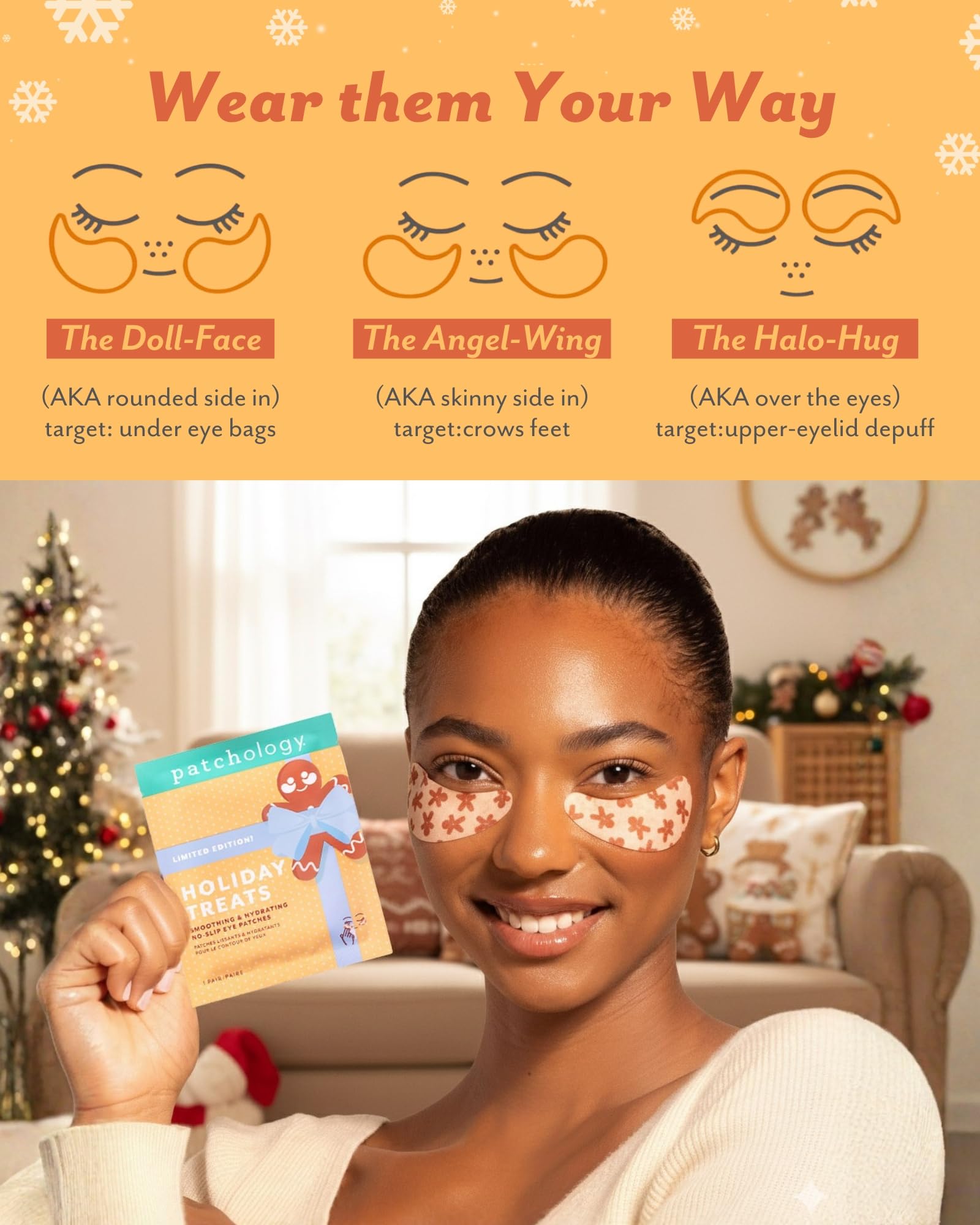 Patchology pre-party glow under-eye patches ready for photos and moments