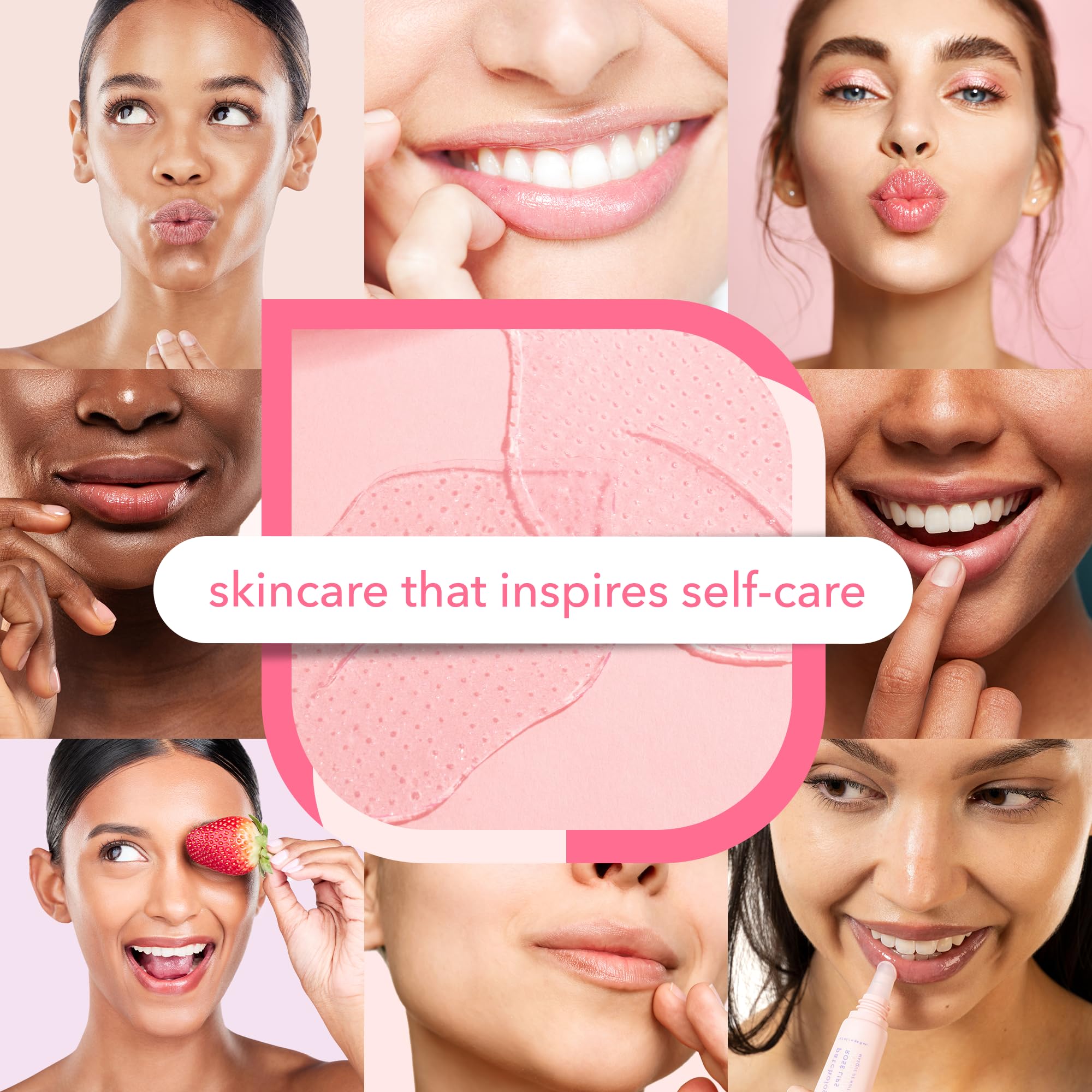 Patchology Rosé Lip Sleeping Mask night routine setup for restful lip care.