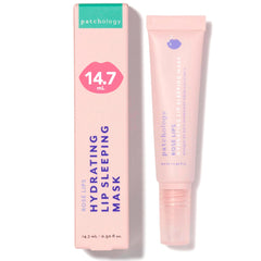 Patchology Rosé Lip Sleeping Mask packaging ready for nightly routine, compact and stylish.