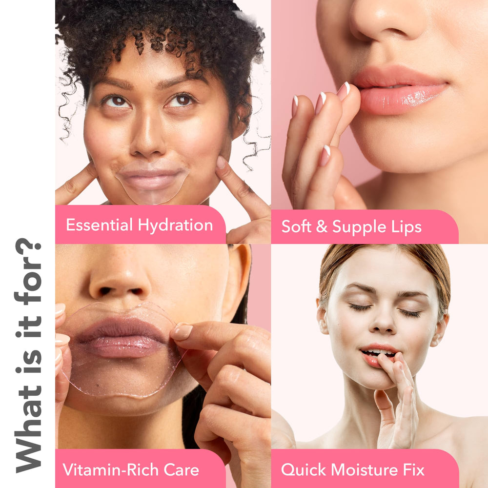 Patchology Serve Chilled Rosé Lip Mask opening pack for easy, mess-free application.