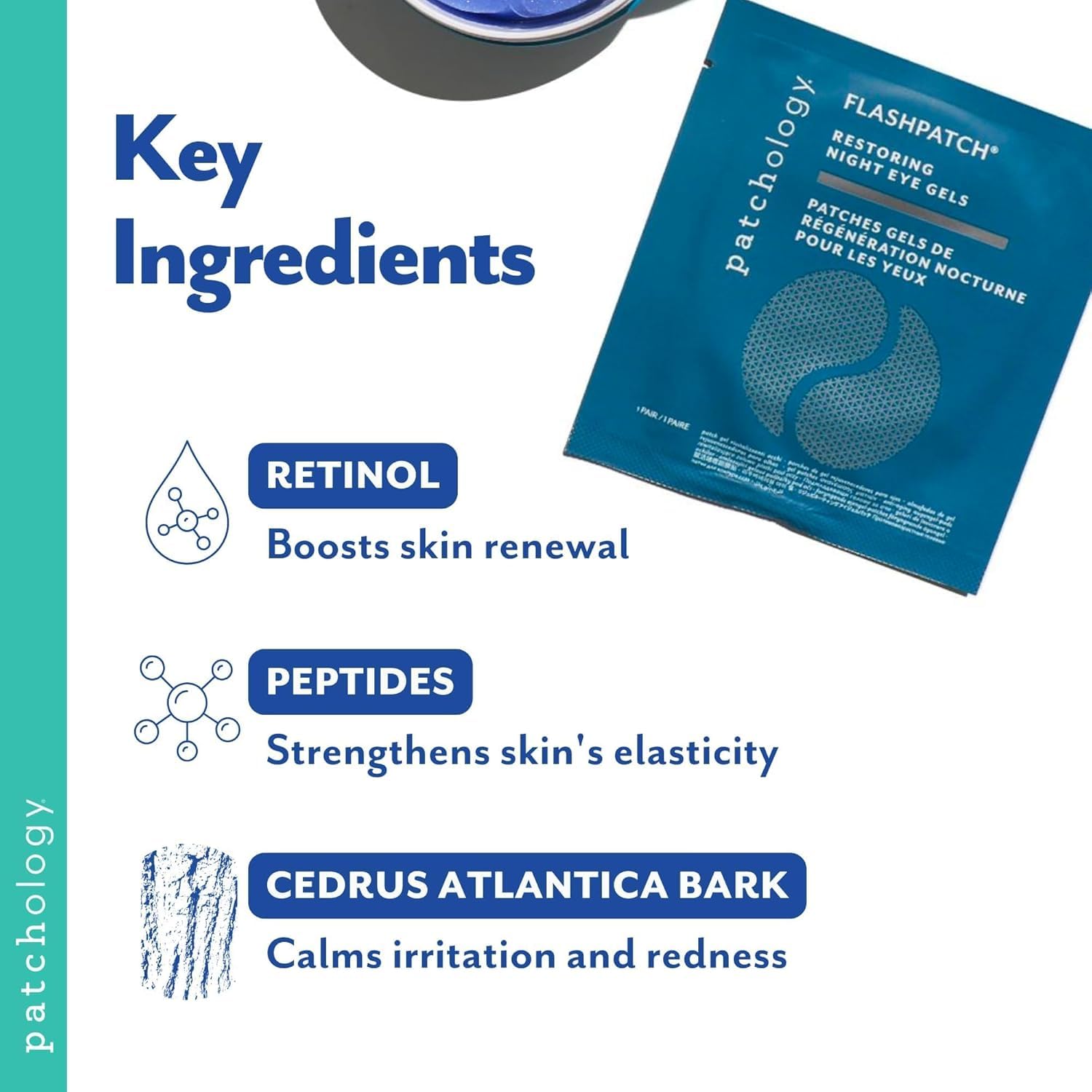 Patchology Travel friendly eye patches compact kit for on the go care.