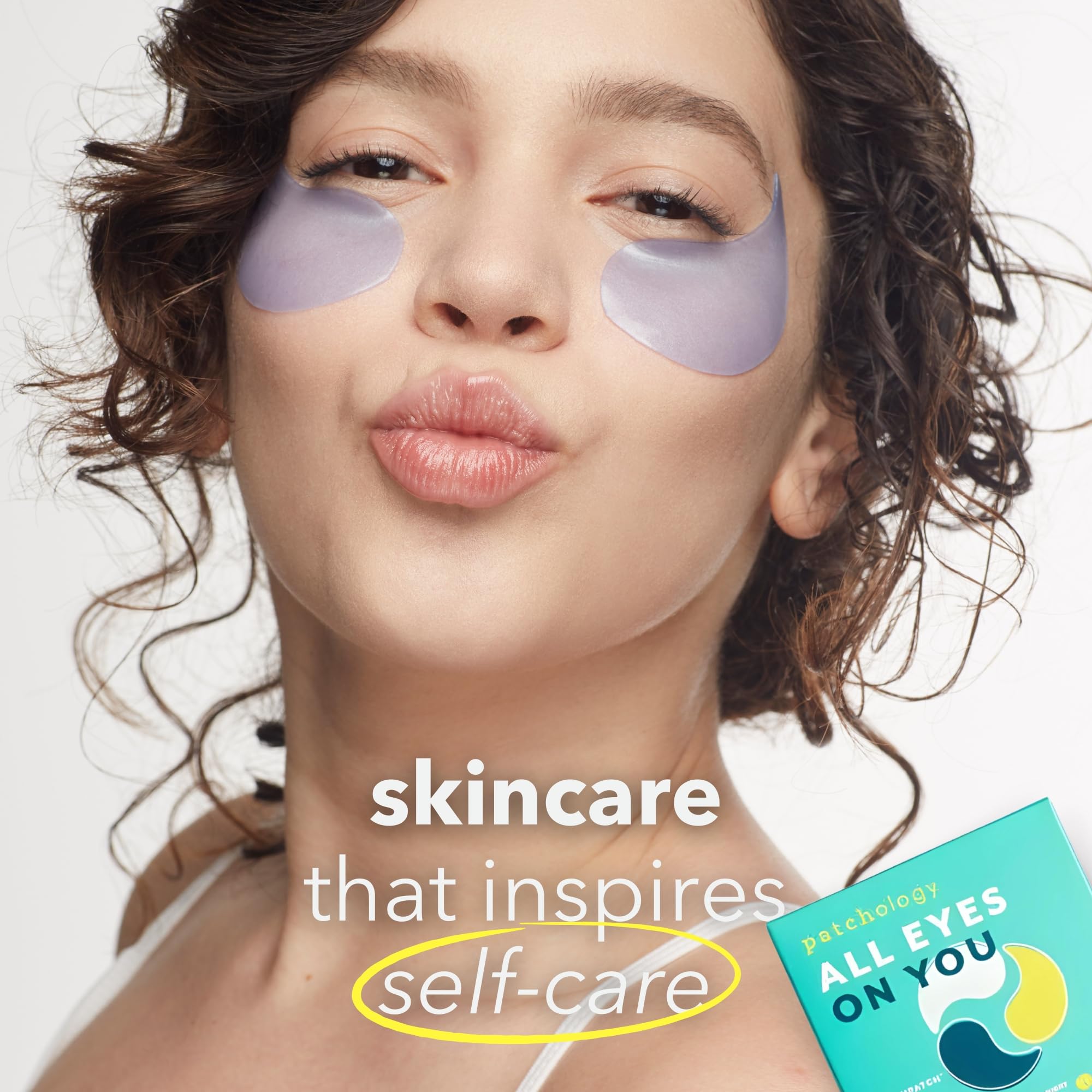 Patchology travel-friendly eye patches in case offer on-the-go relief.