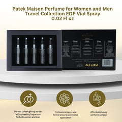Patek Maison Luminous Ghost mini spray with contemporary, enigmatic aura for all genders