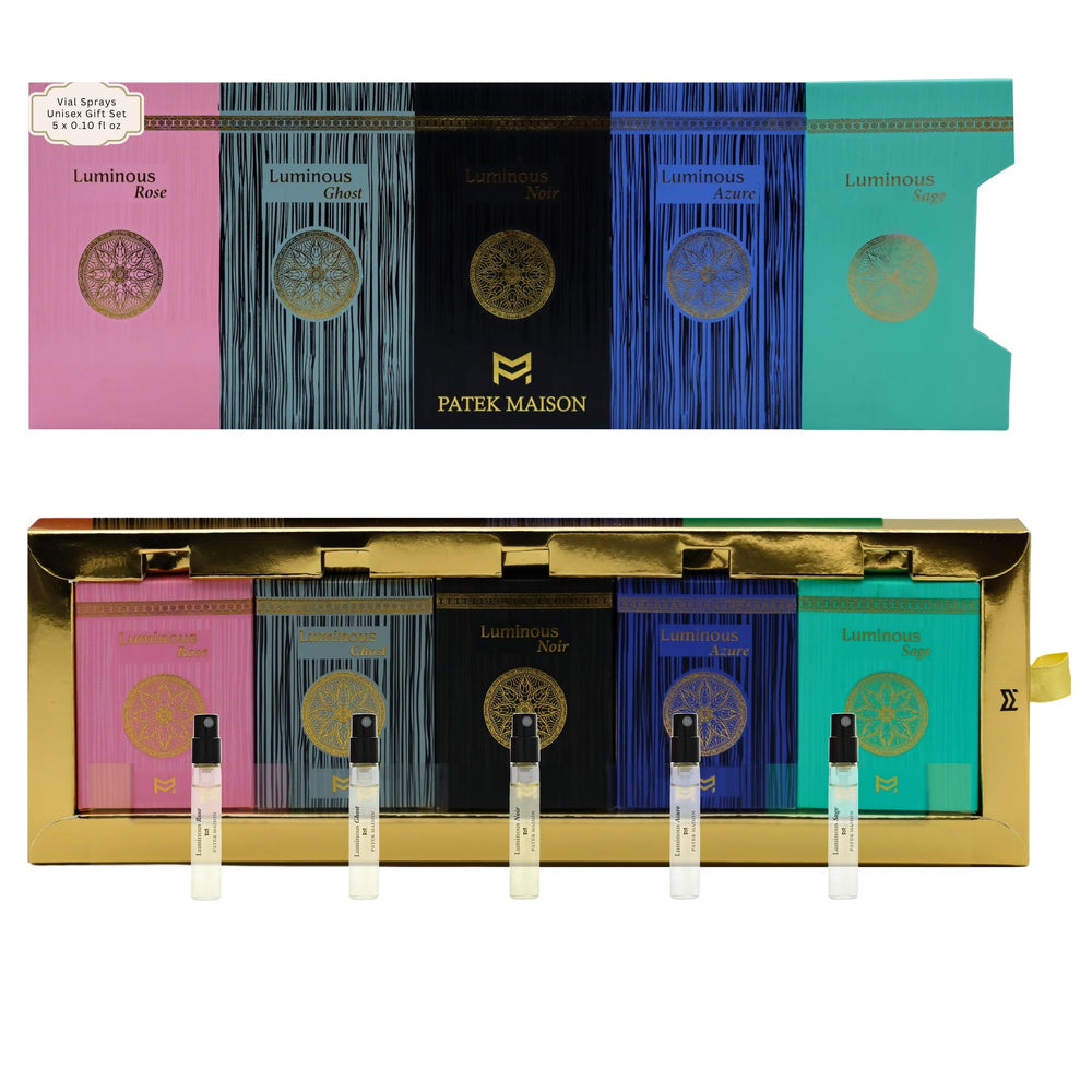 Patek Maison Luminous Rose mini spray for on-the-go fragrance.
