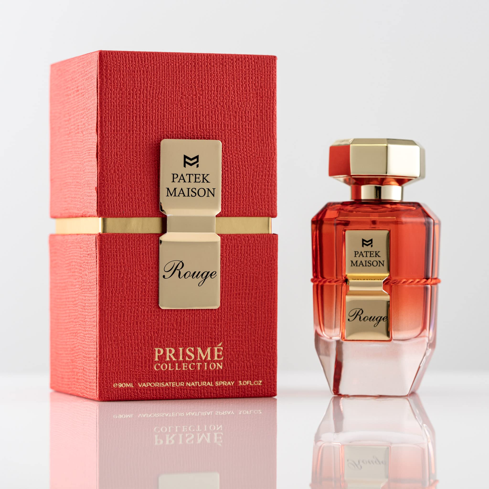 Patek Maison Prisme Rouge cap and atomizer, easy to apply for daily wear