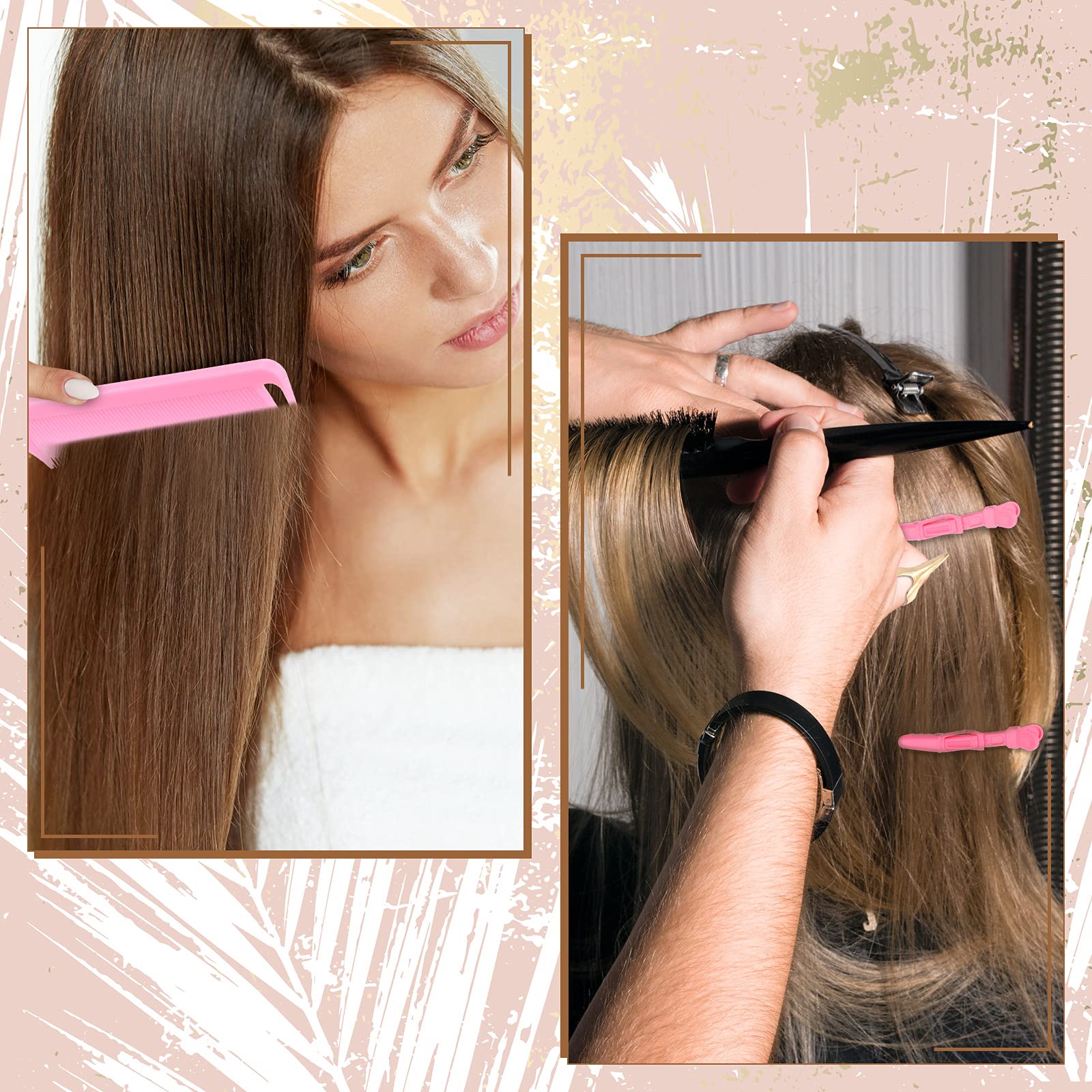Patelai braiding rings and wrist band streamline multi-step hairstyles
