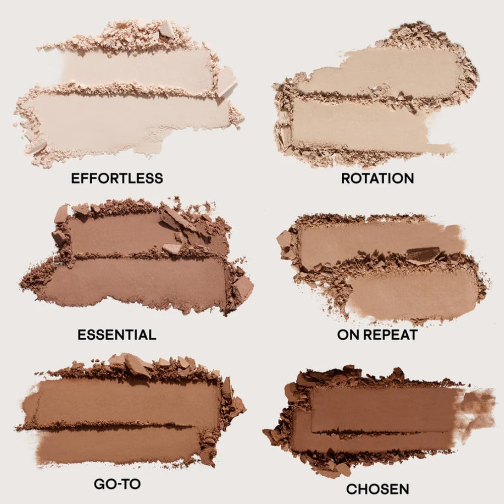 PATRICK TA Light Major Dimension Edit Shadow Palette open view highlighting six matte neutrals