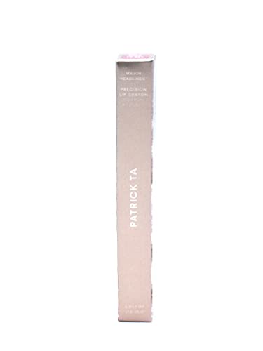 Patrick Ta Precision Lip Crayon bulletproof finish with rich color.