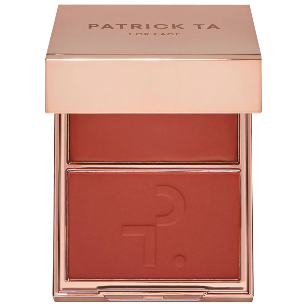 PATRICK TA Major Headlines compact closed, travel-friendly blush palette