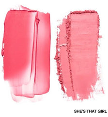 Patrick Ta Major Headlines powder blush swatch to reveal seamless blend and lasting glow