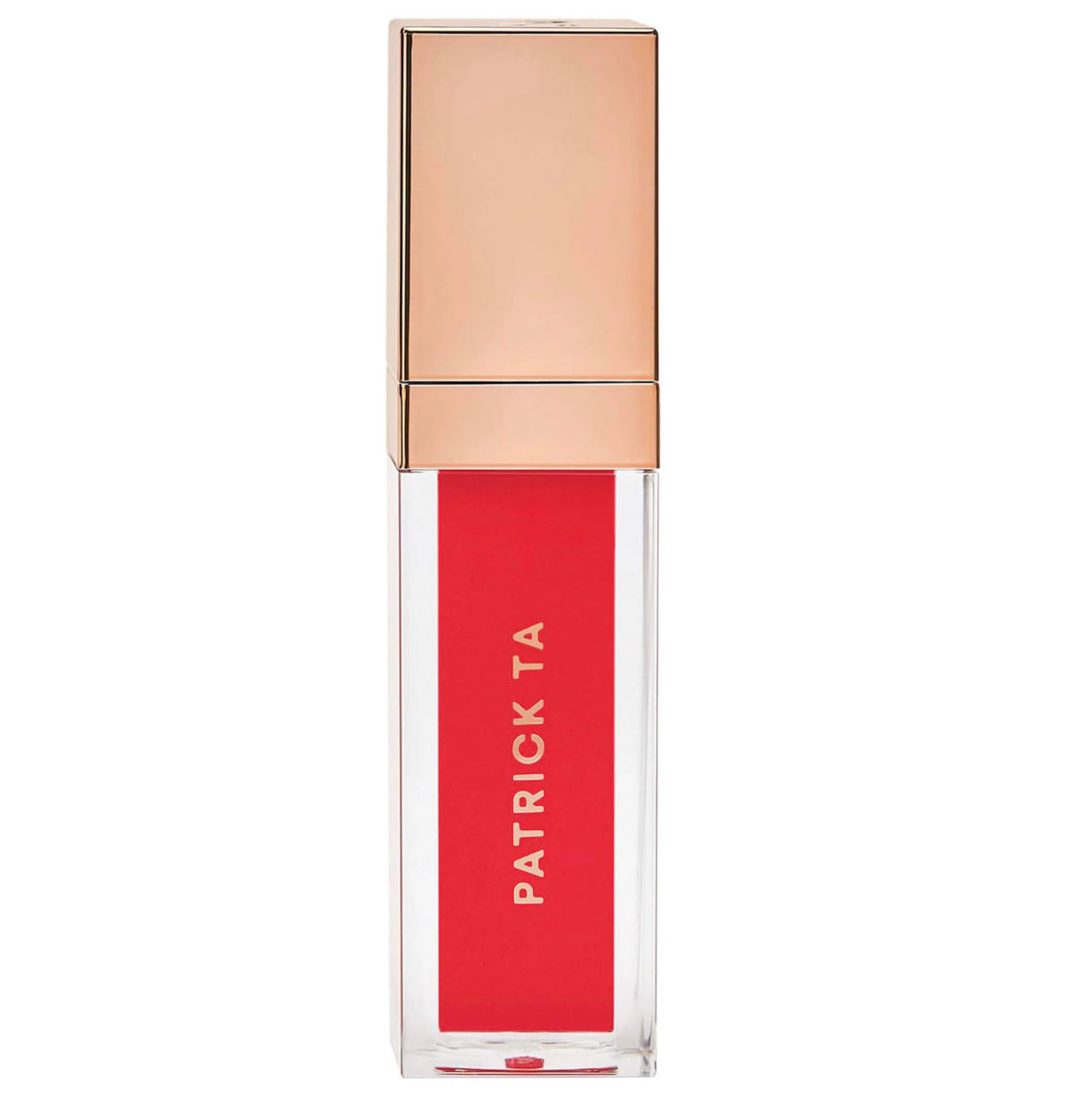 Patrick Ta Major Volume Plumping Gloss Full Syringe bottle with rich color and shine.