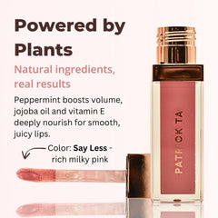 Patrick Ta Major Volume Say Less swatch in milky pink.