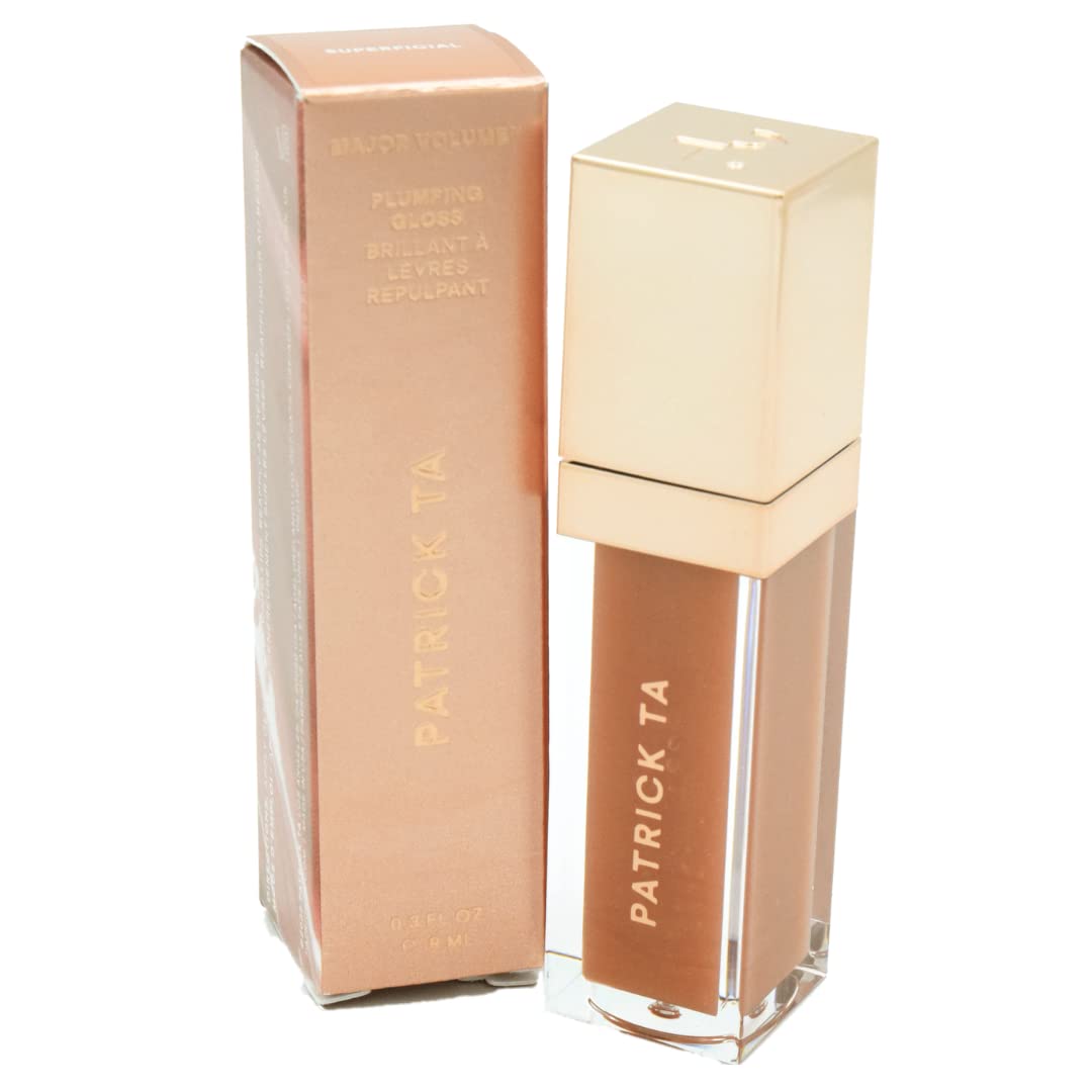 Patrick Ta Major Volume Lip Gloss application with tingling plump sensation