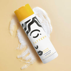 PATTERN Beauty curly hair cleanse application demonstrates gentle cleansing for defined curls.