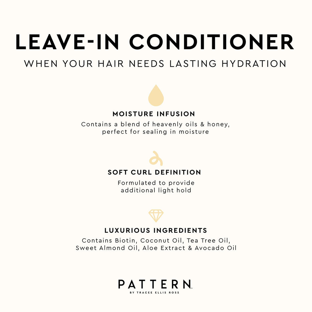 PATTERN Beauty Leave-In Conditioner serves as a moisture-rich base under gels.
