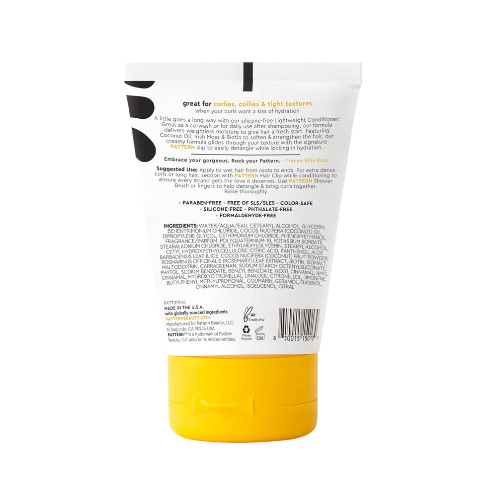 Daily conditioning routine with PATTERN Beauty conditioner