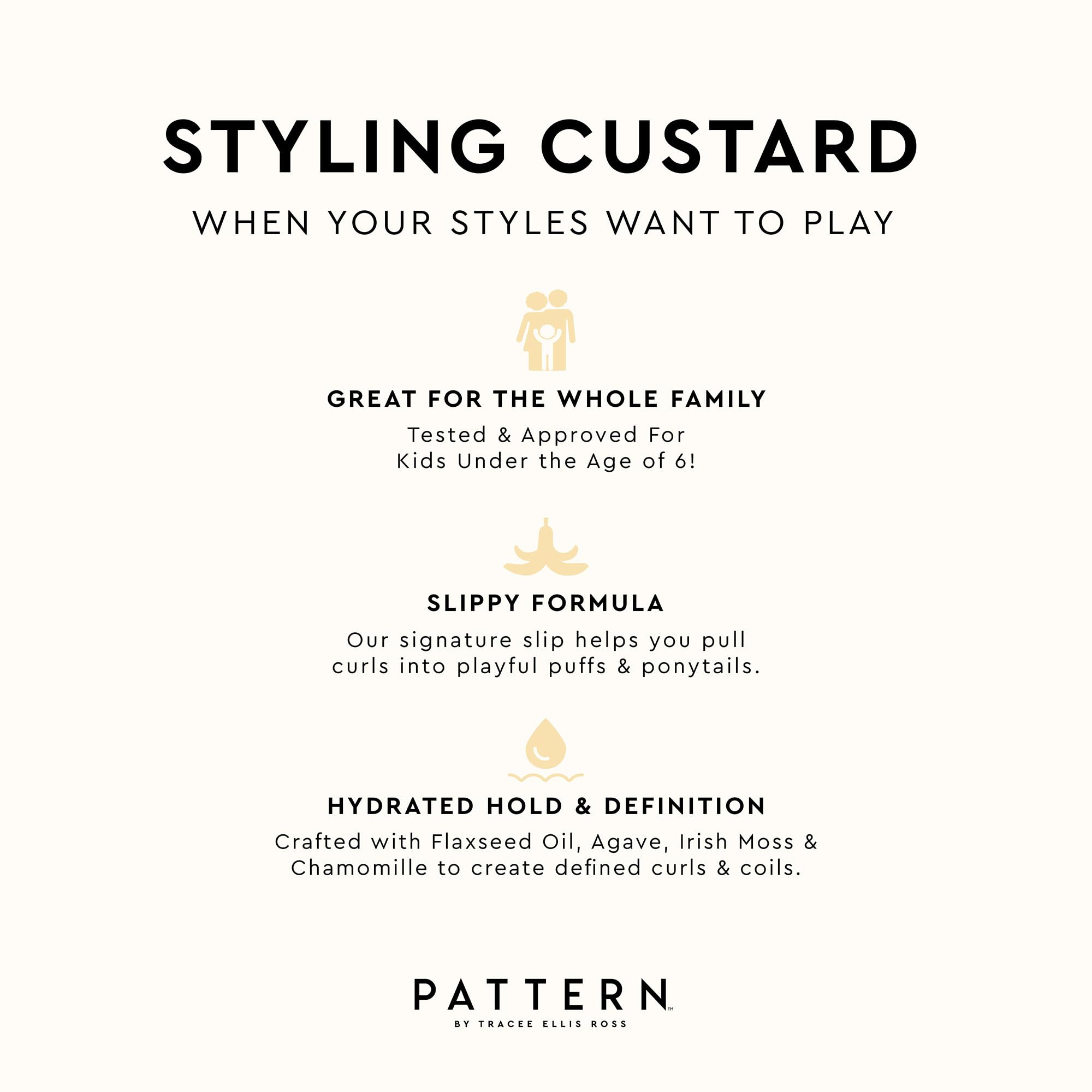 PATTERN Styling Cream 1.75oz provides rich moisture and touchable hold