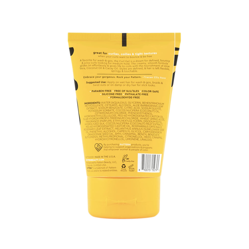 PATTERN gel aids gentle hold without crunch, ideal for flexible wash and go.