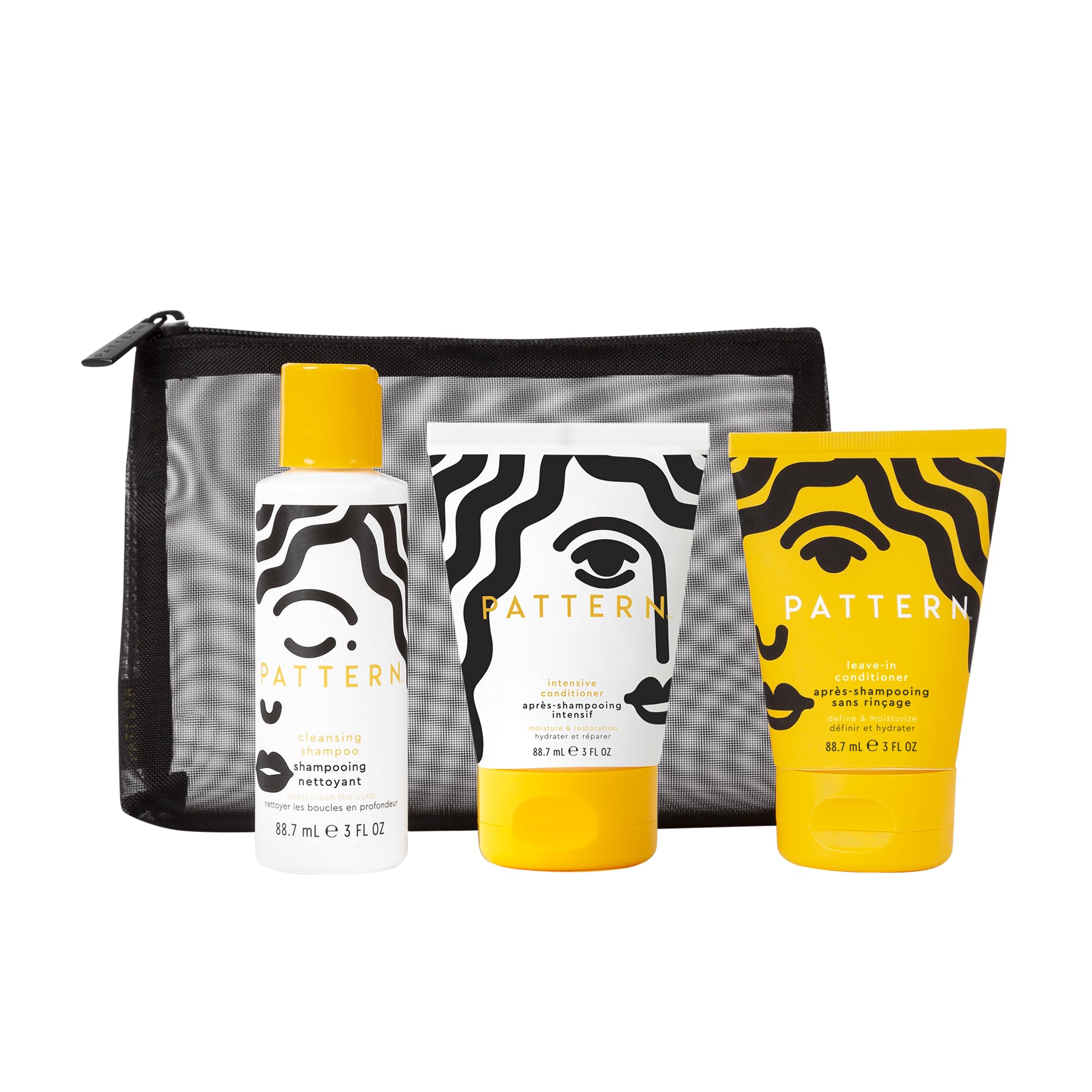 PATTERN Texture Travel Kit leave-in conditioner bottle for on-the-go curl hydration