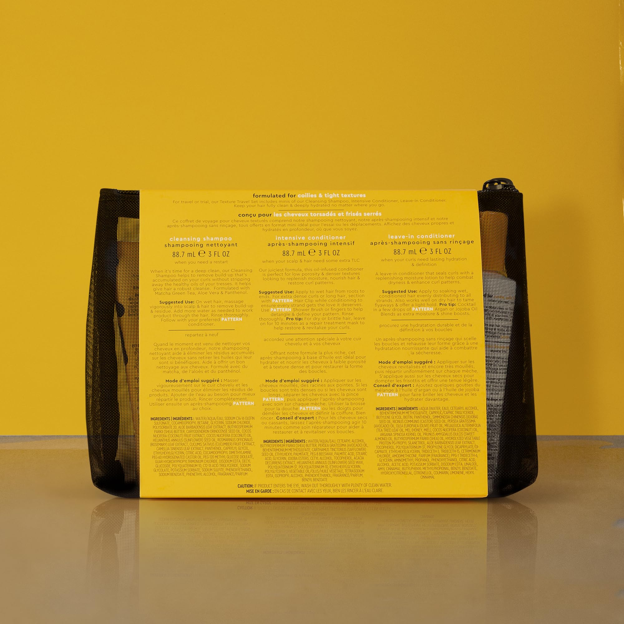 PATTERN Travel kit for curly hair helps test textures on the go