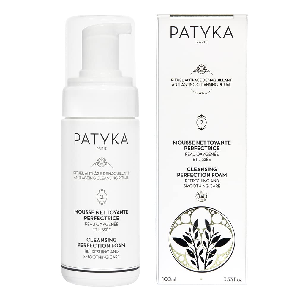 Patyka cleansing perfection foam bottle for gentle, natural cleansing and refreshed skin