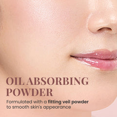 Paul and Joe veil powder finish smooths skin for a long-lasting look