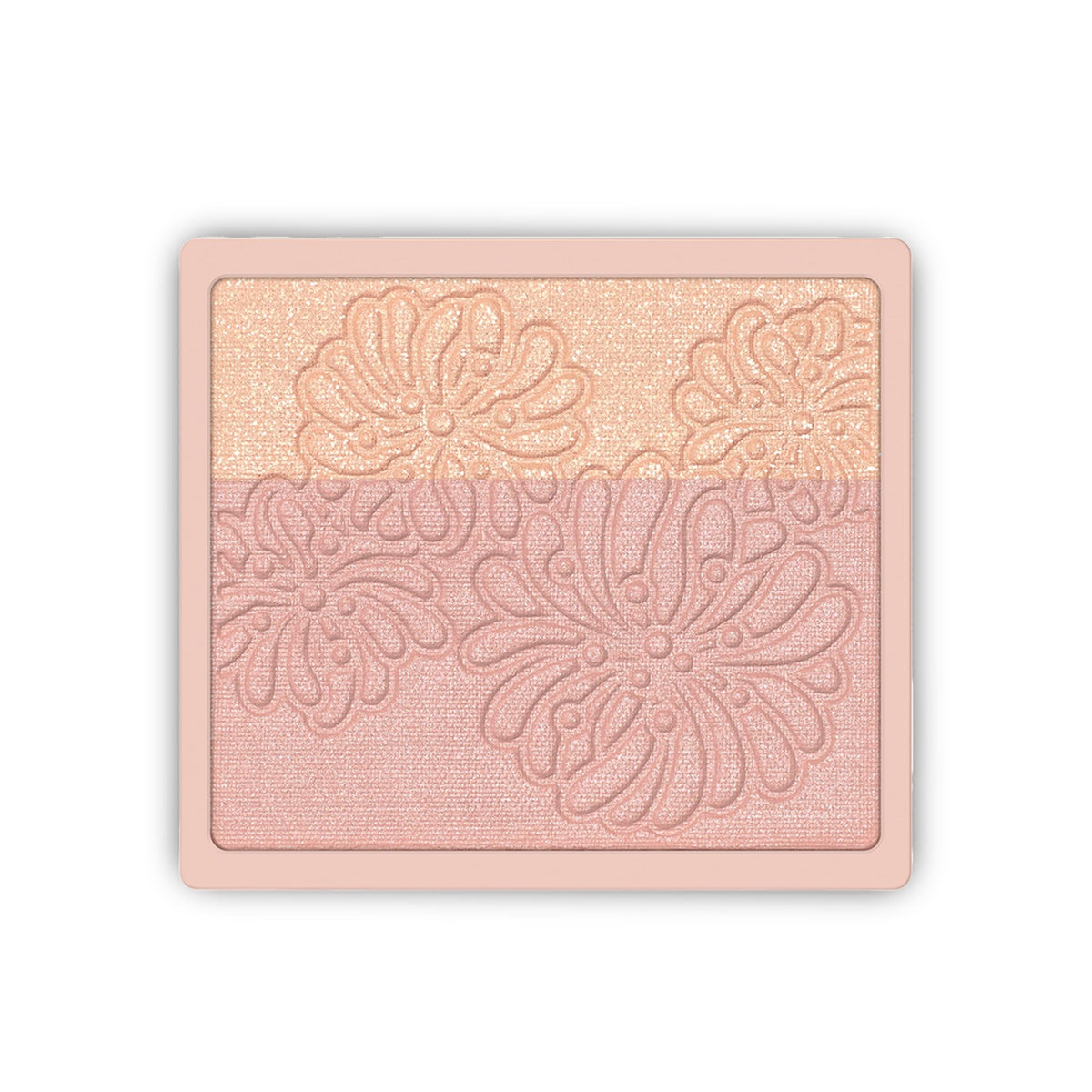 Paul and Joe Secret D’Or blush refill with two-tone design for versatile cheek color