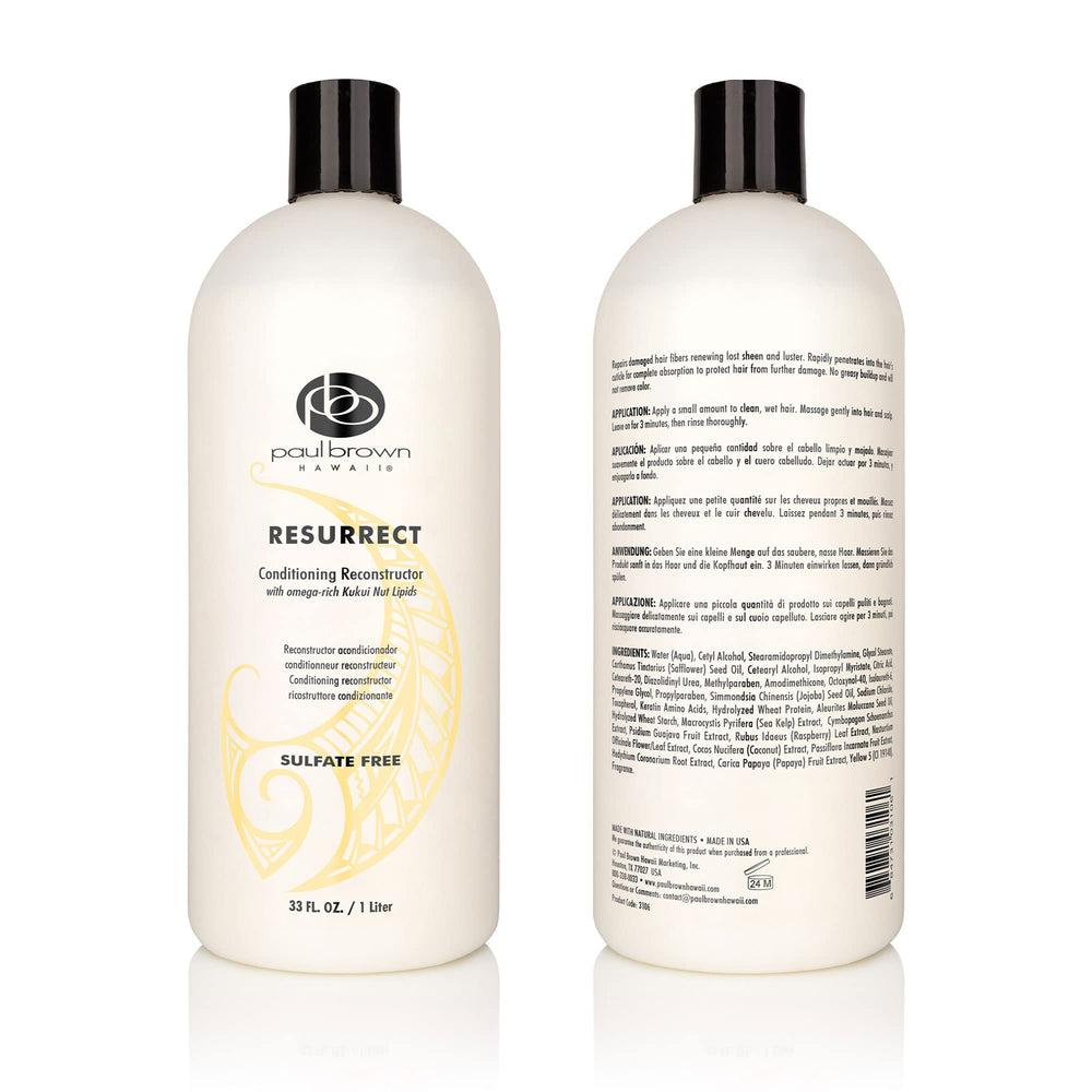 Hands applying Resurrect conditioner for thorough absorption