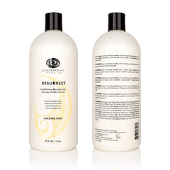 Hands applying Resurrect conditioner for thorough absorption