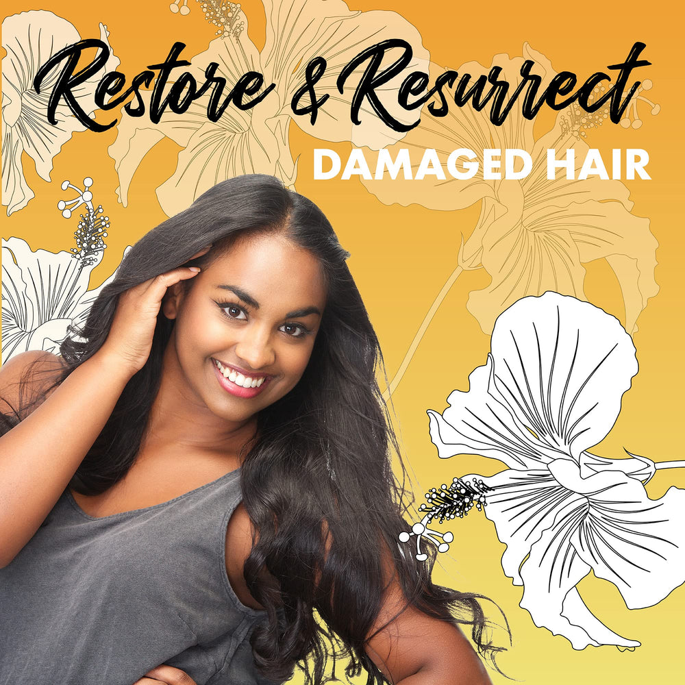 Creamy texture of Resurrect conditioner ready to coat hair