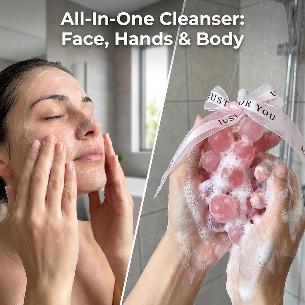 Paul Frank artisanal grape cluster design adds decorative charm to any bathroom.