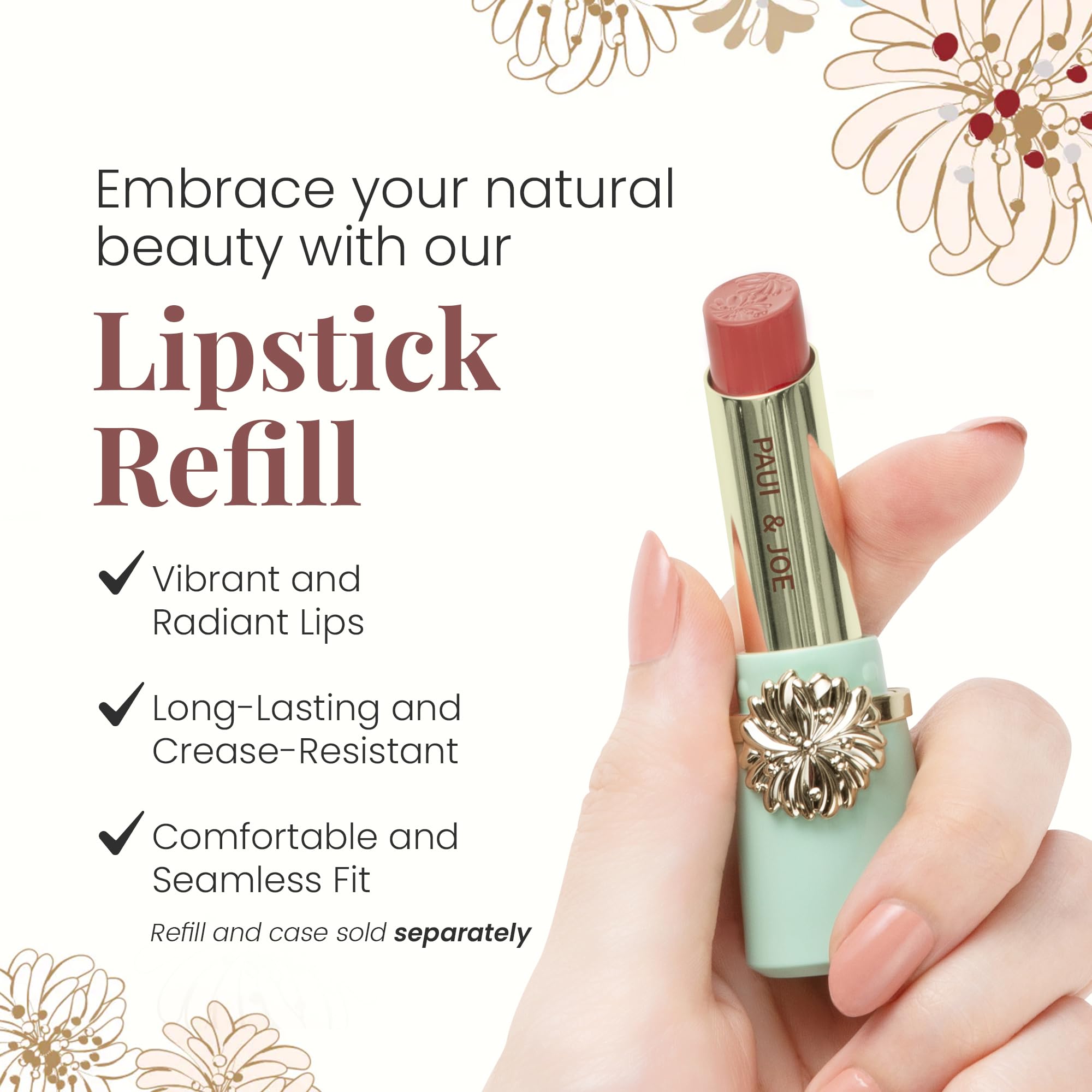 Shiny, crease-free finish for a polished lip look